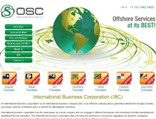 Tablet Screenshot of internationalbusinesscorporation.com